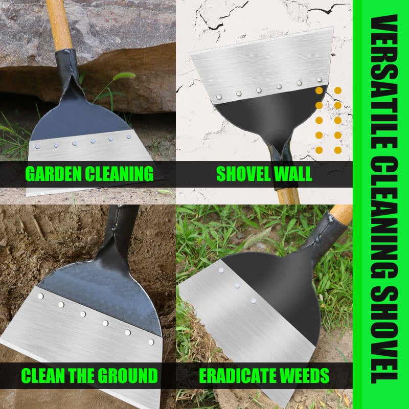 Multi-Functional Outdoor Garden Cleaning Shovel Steel flat shovel ice shovel Weeding Planting Farm Weeding Tool