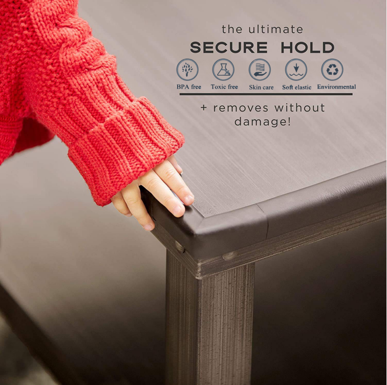 Baby Safety Bumper Guard 6.5 Ft M2cbridge L Shape Extra Thick Furniture Table Edge Protectors Foam 