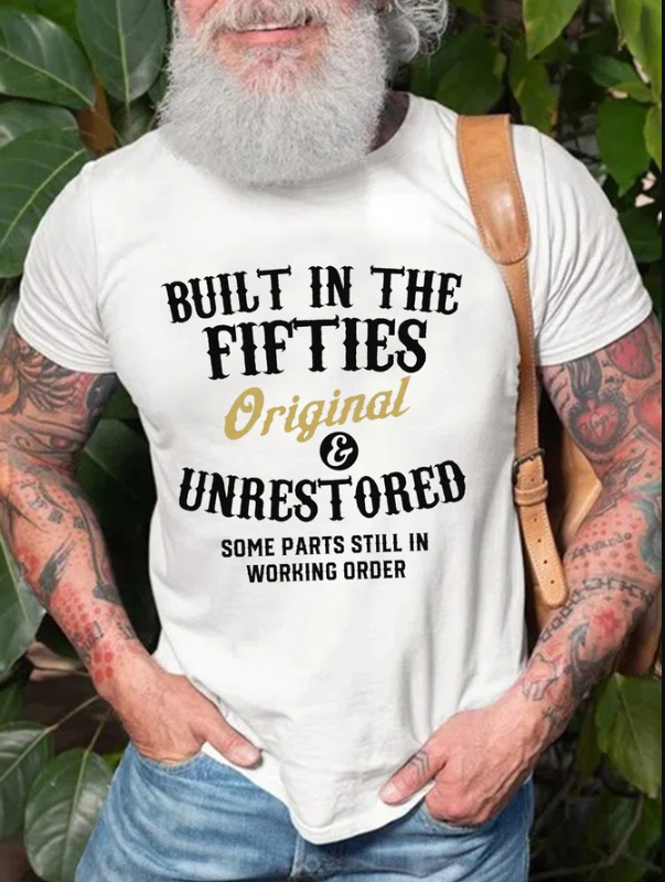 Built In The Fifties Printed Men's T-shirt
