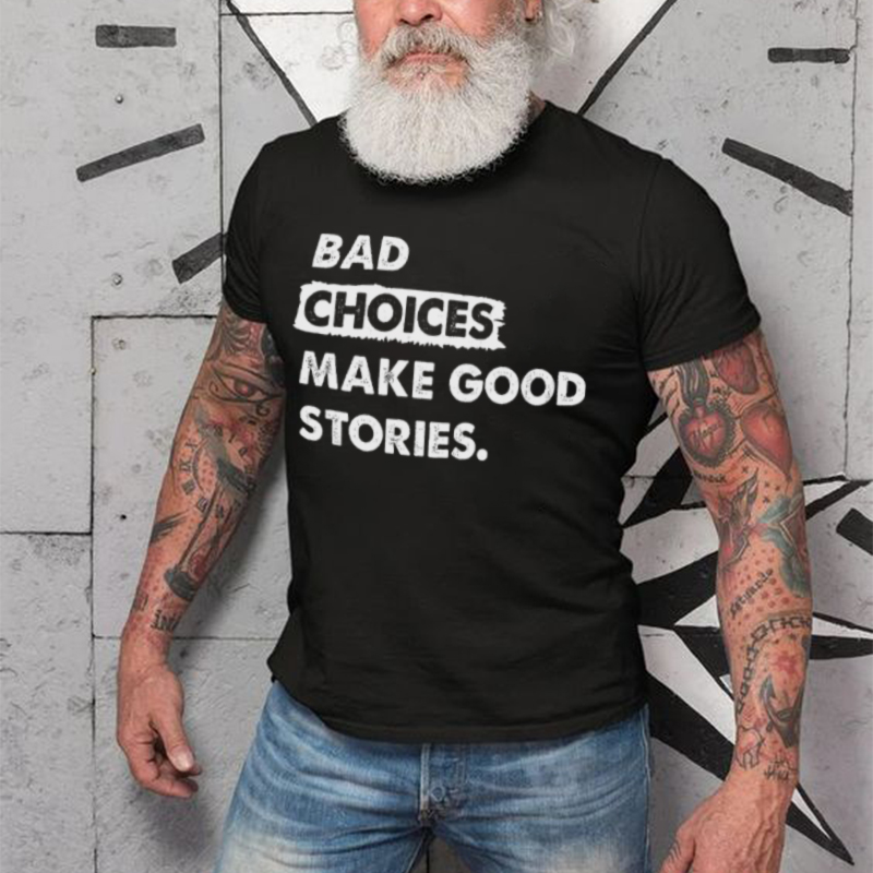 Bad Choices Printed Men's T-shirt