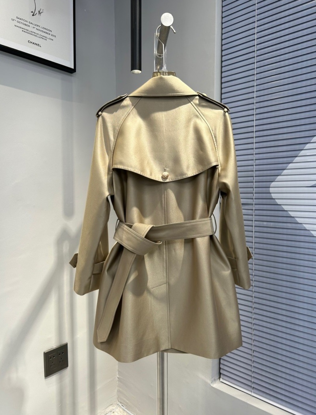 2023 Spring New Double-breasted High-end Women's Trench Coat