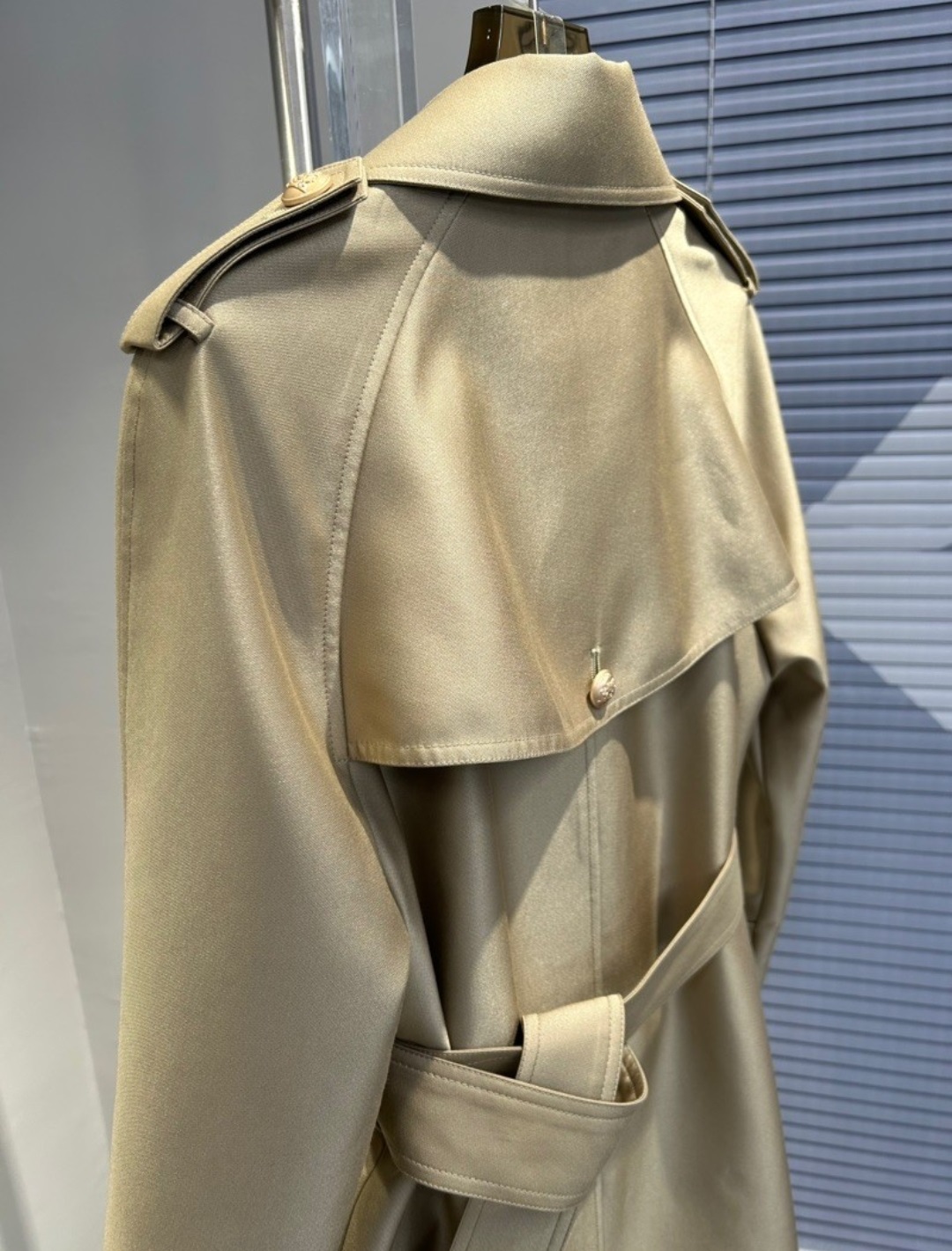 2023 Spring New Double-breasted High-end Women's Trench Coat