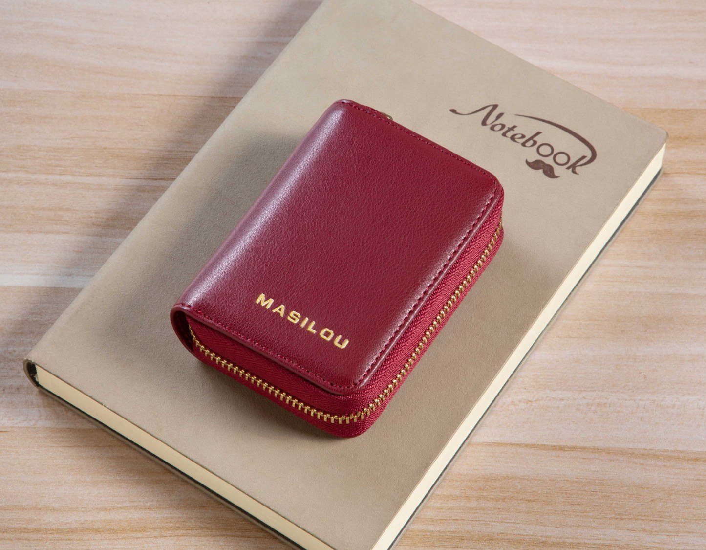 Leather Zipper Coin Pocket Wallet(Anti-theft Brush)-babyanimal