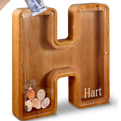 Piggy Bank👪 Wood Gift For Kids-babyanimal