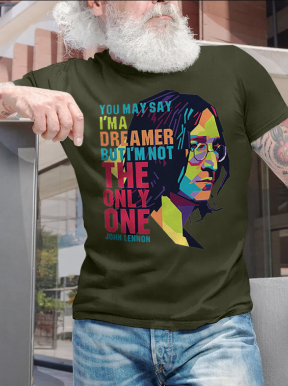 You May Say Printed Men's T-shirt