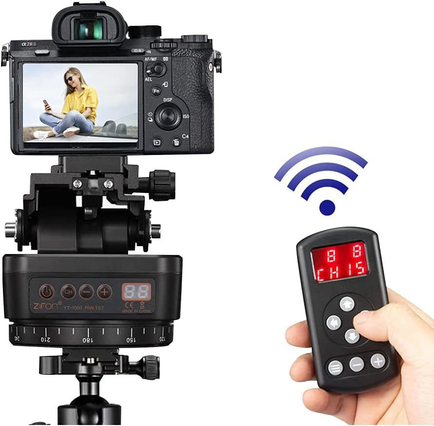 YT-1000/YT-1200/YT-2000 Auto Motorized Rotating Panoramic Head Tripod Stabilizer for Smartphone Cameras Mirrorless Camera-babyanimal