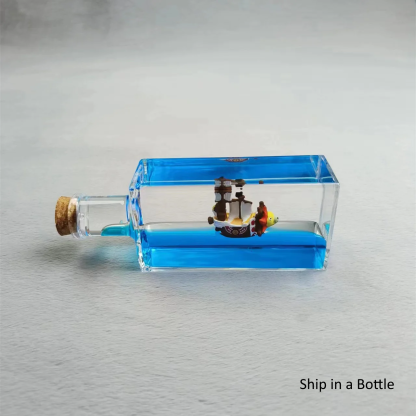 Sunny Ship in a Bottle