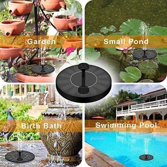 (Summer Sale- SAVE 48% OFF) Solar-Powered Bird Fountain Kit