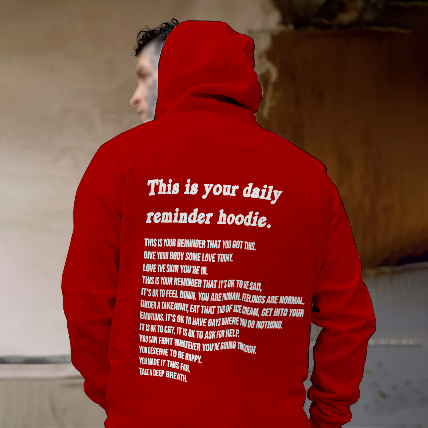 This Is Your Daily Reminder Hoodie Print Hoodie