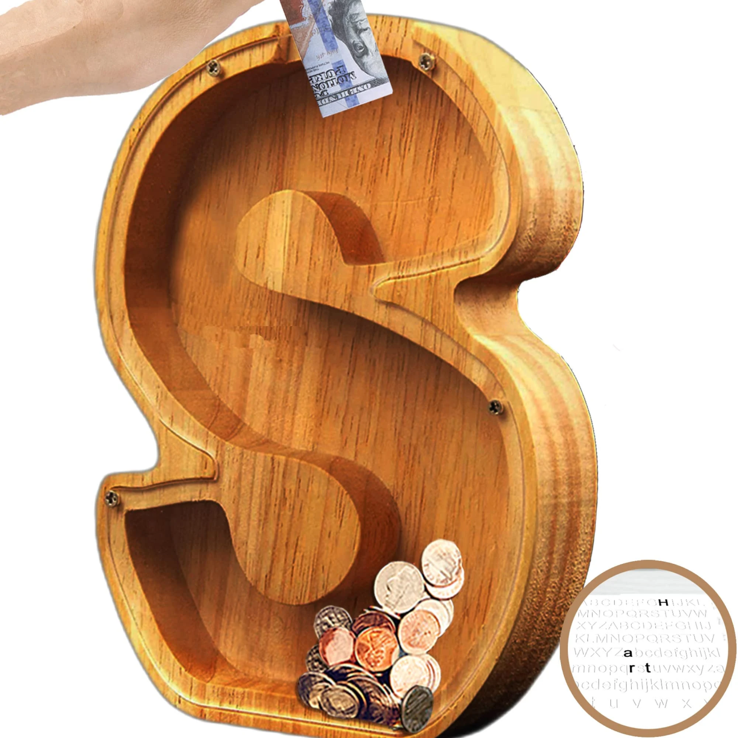 Piggy Bank👪 Wood Gift For Kids-babyanimal