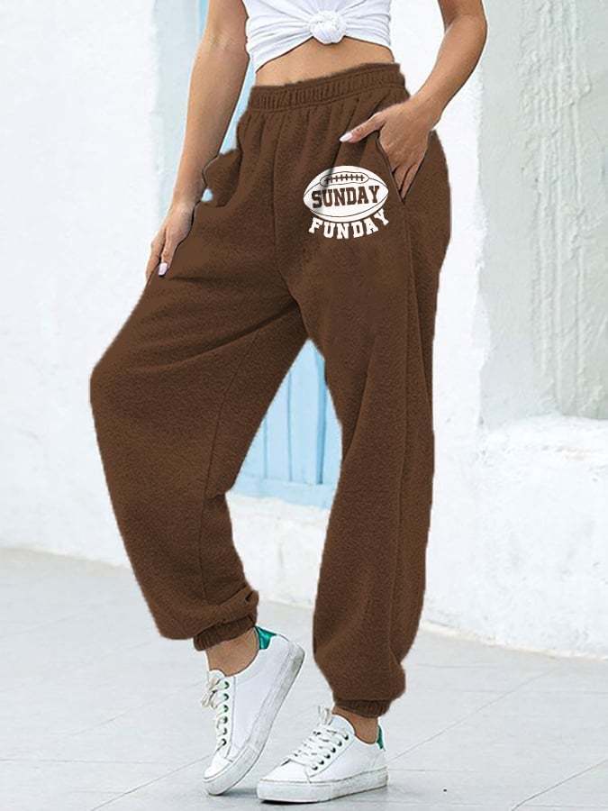 🔥🔥Football Print Casual Pants