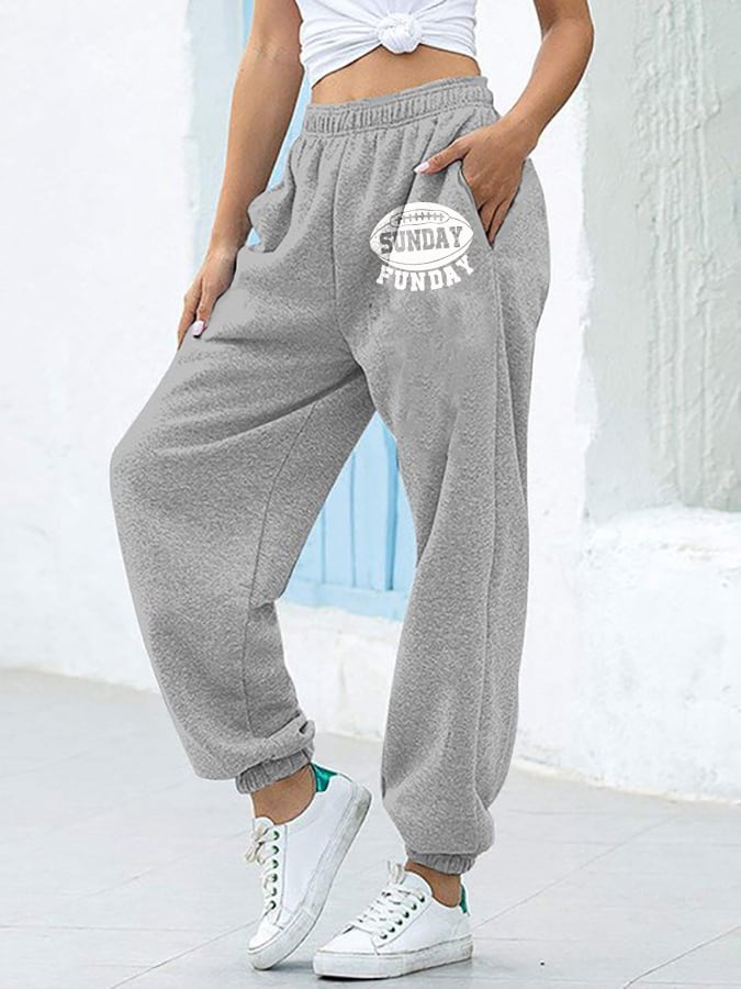 🔥🔥Football Print Casual Pants