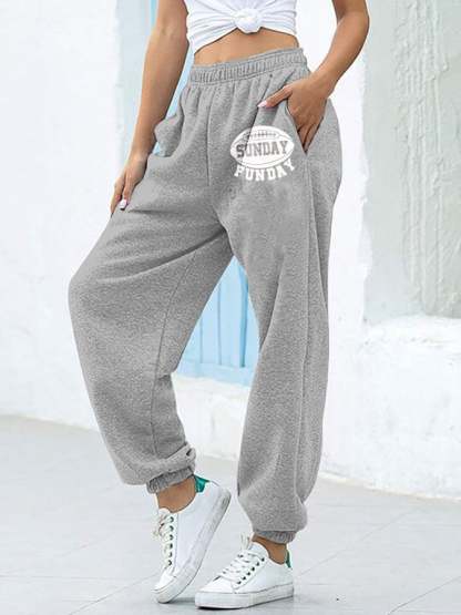 🔥🔥Football Print Casual Pants