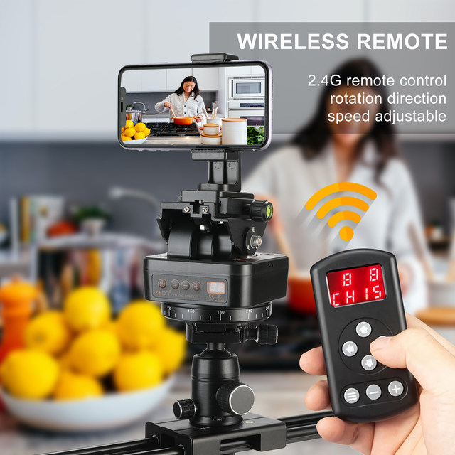 YT-1000/YT-1200/YT-2000 Auto Motorized Rotating Panoramic Head Tripod Stabilizer for Smartphone Cameras Mirrorless Camera-babyanimal