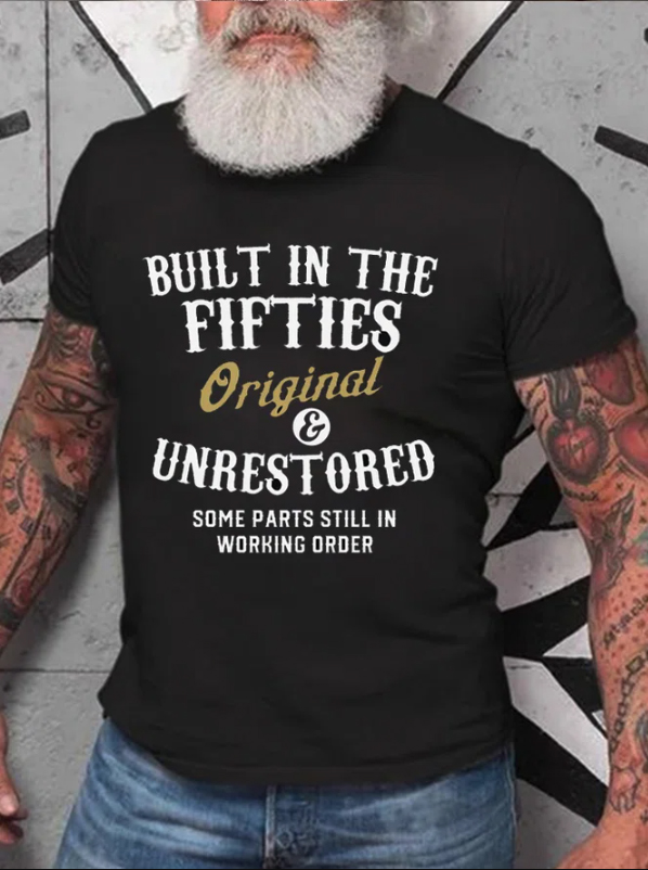 Built In The Fifties Printed Men's T-shirt