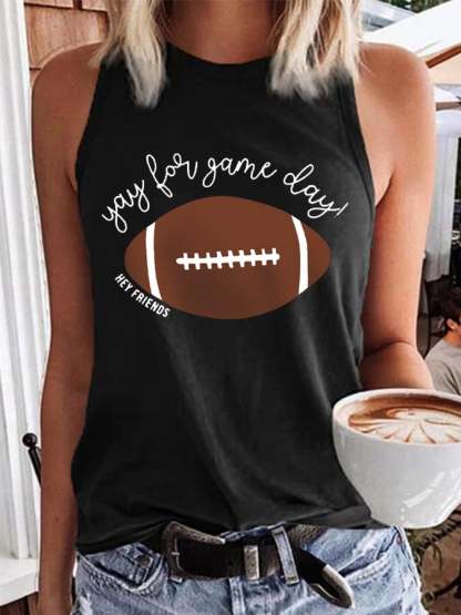 🔥🔥Women's Hey Friends Yay For Game Day! Football Lover Vest