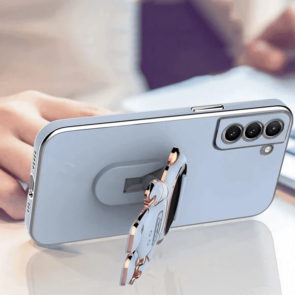 Astronaut Folding Bracket iPhone Case With Camera Protector-babyanimal