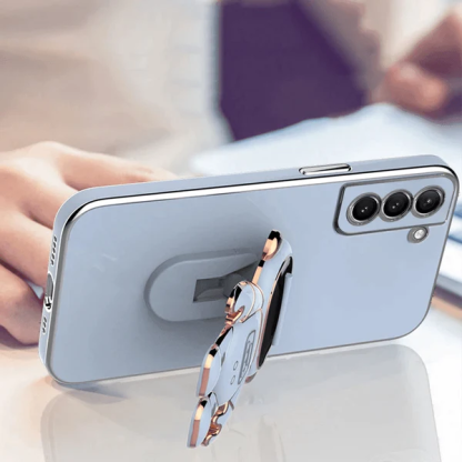 Astronaut Folding Bracket iPhone Case With Camera Protector-babyanimal