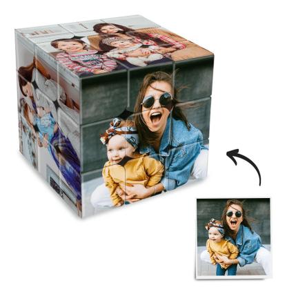 Photo Rubik's Cube Customized Multi Photo Rubik's Cube Mother's Day Gift,Baby Gift-babyanimal