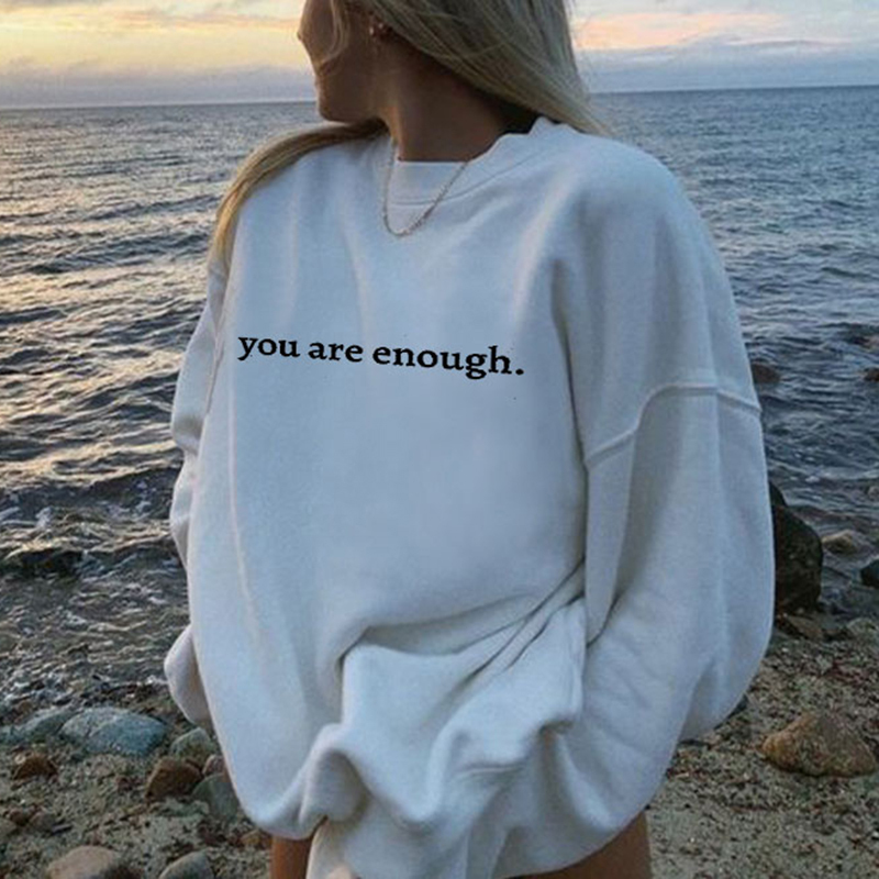 Dear Person Behind Me,The World Is A Better Place With You In It Print Sweatshirt