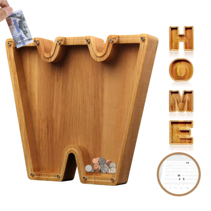Piggy Bank👪 Wood Gift For Kids-babyanimal