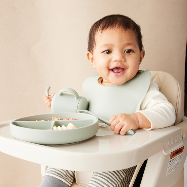 AEIOU Toddler Tablewear Gift Set - Sage
