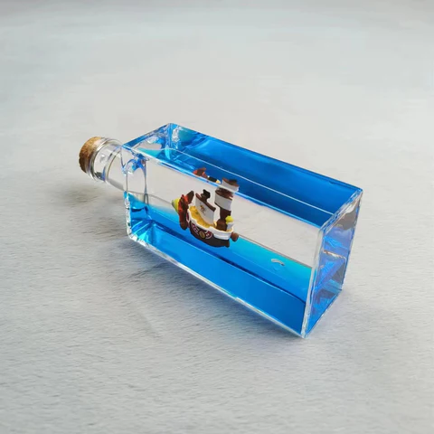Sunny Ship in a Bottle