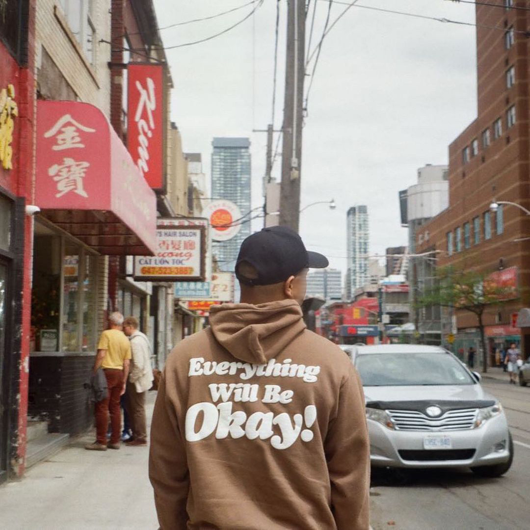 Everything Will Be Okay Print Hoodie