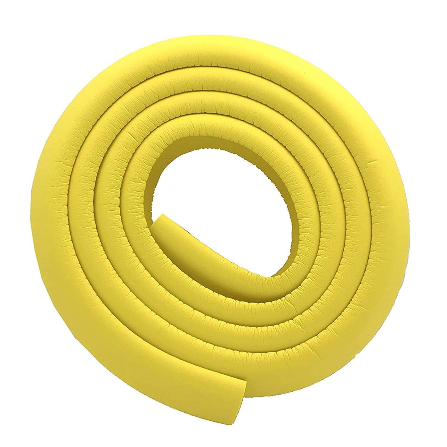 M2cbridge L Shape Extra Thick Furniture Table Edge Protectors Foam Baby Safety Bumper Guard 6.5 Ft (Off White with 4 Corners)