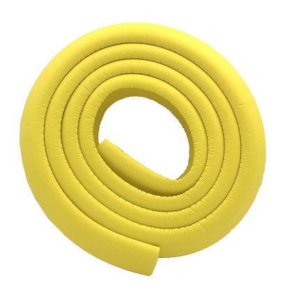 M2cbridge L Shape Extra Thick Furniture Table Edge Protectors Foam Baby Safety Bumper Guard 6.5 Ft (Off White with 4 Corners)