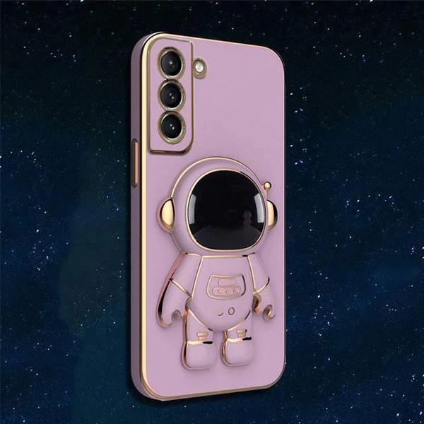 Astronaut Folding Bracket iPhone Case With Camera Protector-babyanimal
