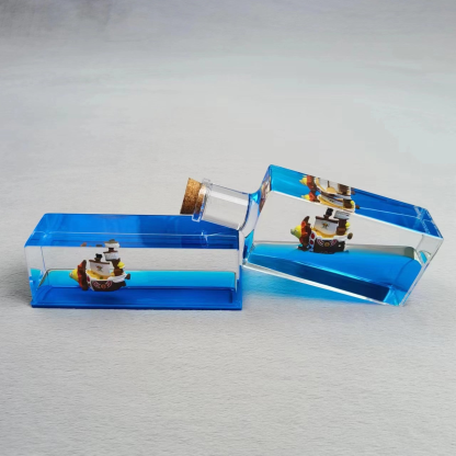 Sunny Ship in a Bottle