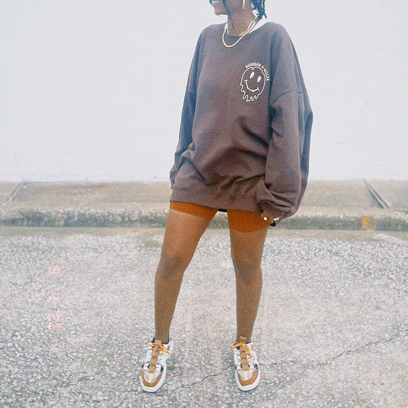 Somebody'S Fine Ass Baby Mama Print Sweatshirt