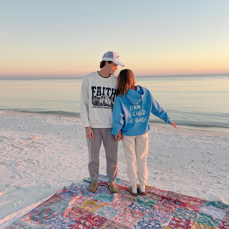 I Am A Child Of God Print Hoodie