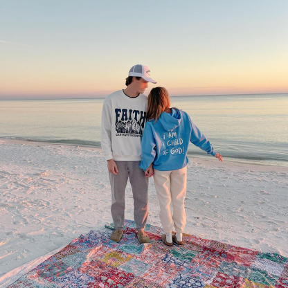 I Am A Child Of God Print Hoodie