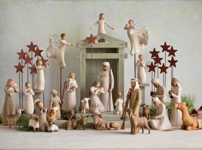 Nativity Deluxe  17-piece Set|Nativity Sets-babyanimal