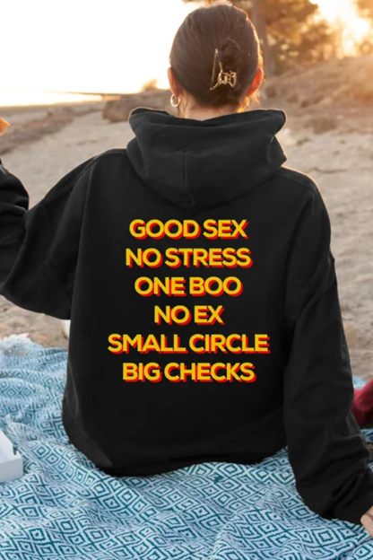 Good Sex No Stress One Boo Printed T-Shirt
