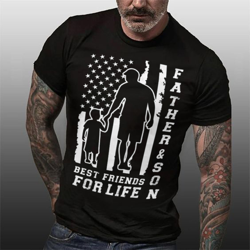 Best Friends For Life Printed Men's T-shirt