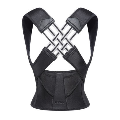 1pc Facebook Hot Sale Adjustable Back Posture Belt Office Home Gym Unisex