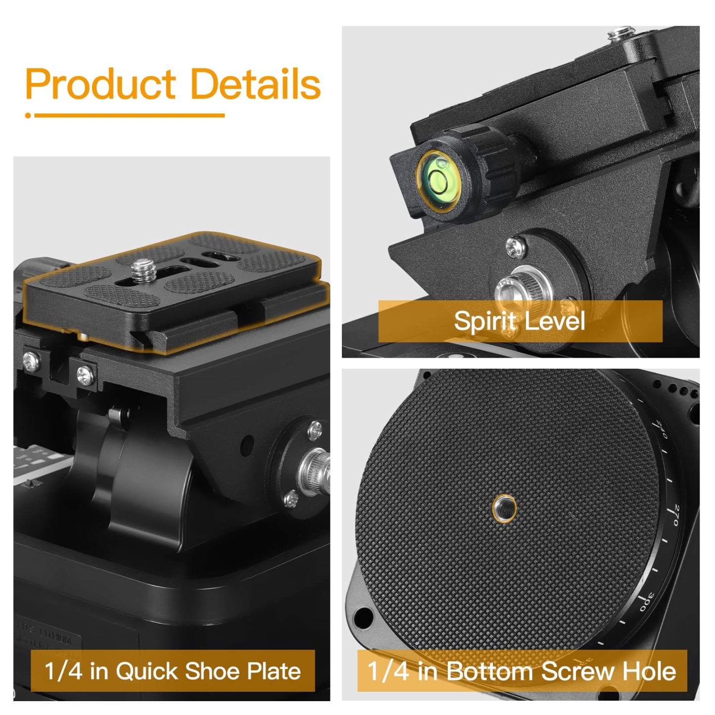 Auto Motorized Rotating Panoramic Head Tripod Stabilizer for Smartphone Cameras Wireless