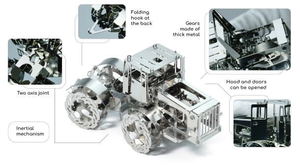 Time For Machine 3D Metal Model kit