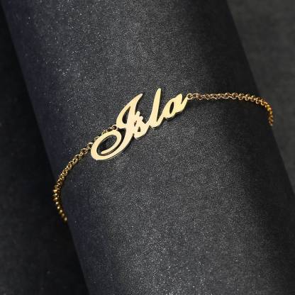 Custom Name Anklet Stainless Steel
