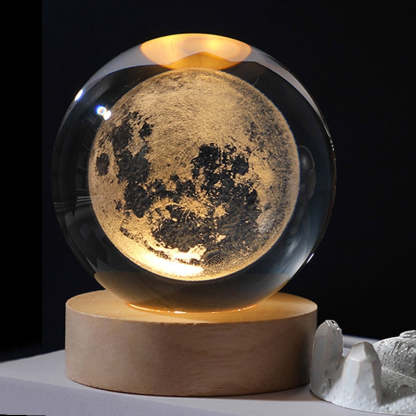 Lazer Engraved Crystal Ball-babyanimal