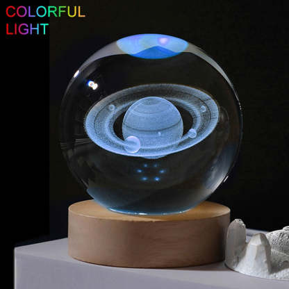 Lazer Engraved Crystal Ball-babyanimal