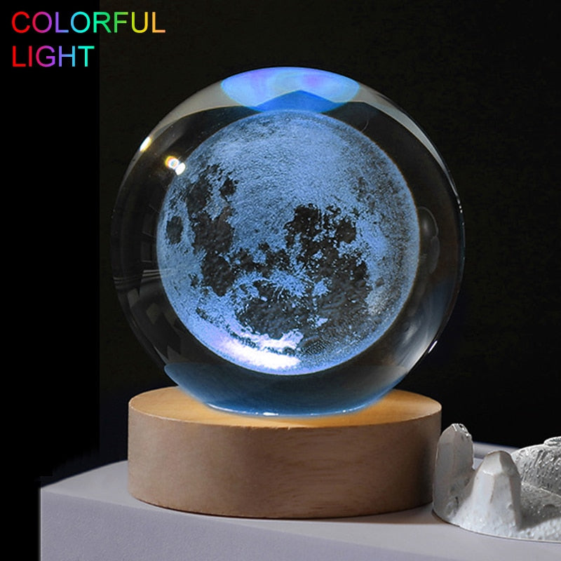 Lazer Engraved Crystal Ball-babyanimal