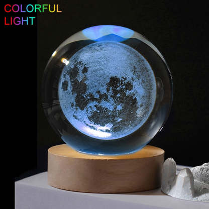 Lazer Engraved Crystal Ball-babyanimal