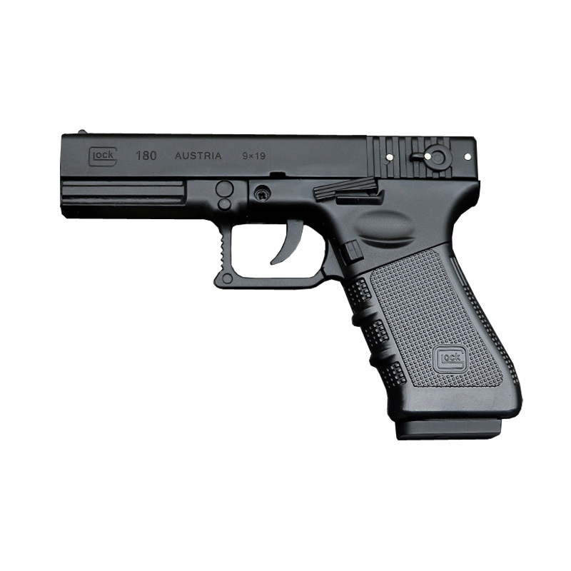 [The same style as the video]1:2 throw shell Glock P18C simulation alloy gun