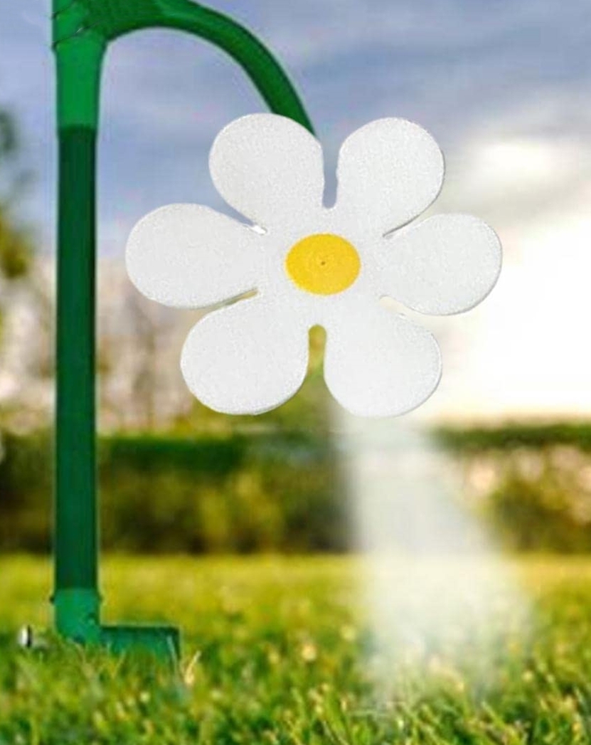 Dancing sunflower sun flower sprinkler watering children summer sprinkler sun flower shower