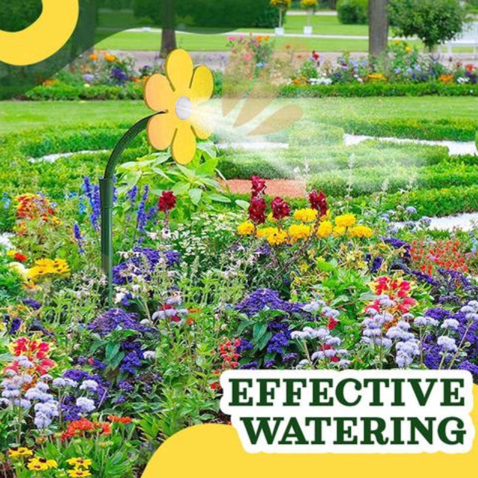 Dancing sunflower sun flower sprinkler watering children summer sprinkler sun flower shower