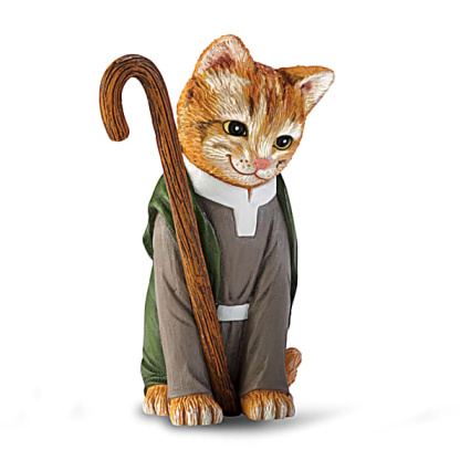 The PURR-fect Christmas Pageant Nativity Figurine Collection|Nativity Sets-babyanimal
